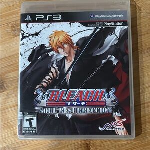 Sony PS3 Game - Bleach: Soul Resurrección with Black and White Cover